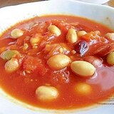ソーセージと豆のトマトスープ